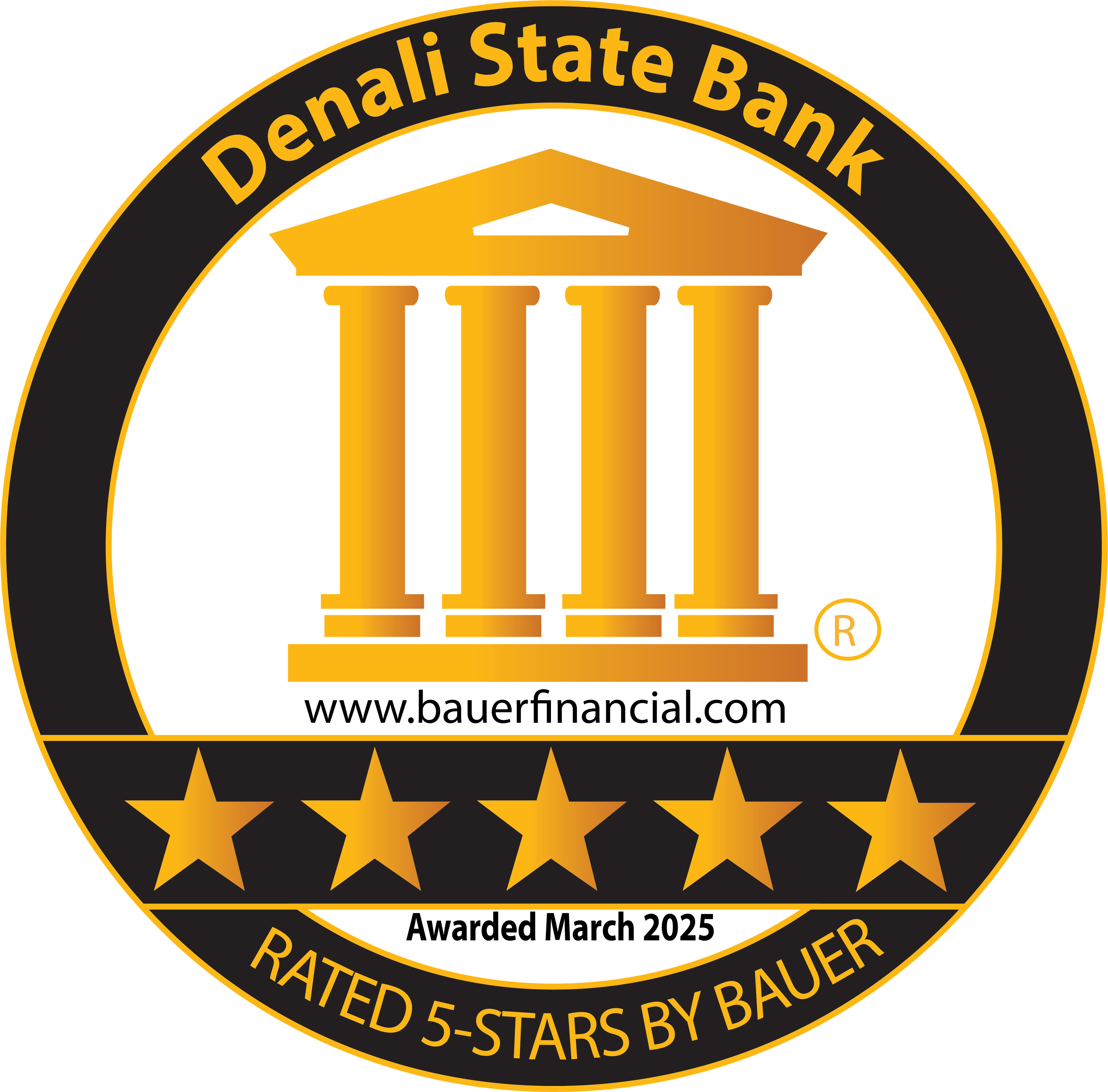 Bauer Financial 5-Star Rating 2025